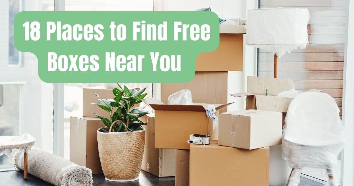 18 Places to Find Free Moving Boxes Near You