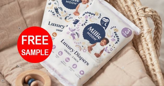 Millie Moon — Free Baby Diaper Sample Pack