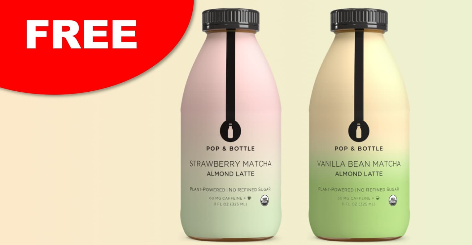 Pop & Bottle — Free Matcha Latte at Walmart