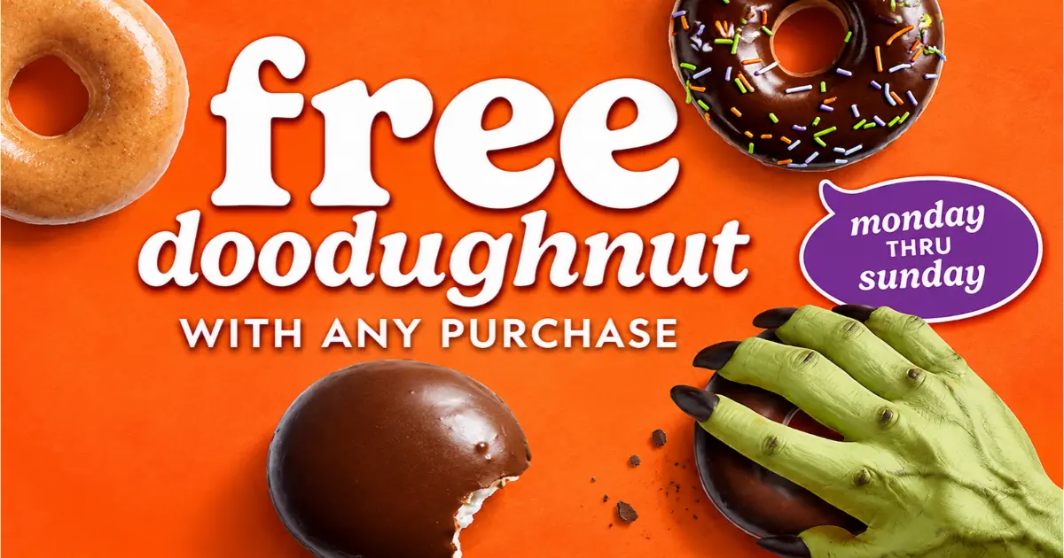 Krispy Kreme — Free Donut with Any Purchase