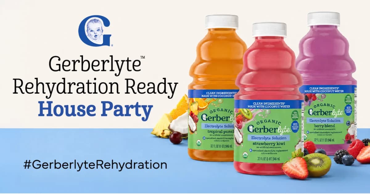 Gerber Gerberlyte — Free Rehydration House Party Kit