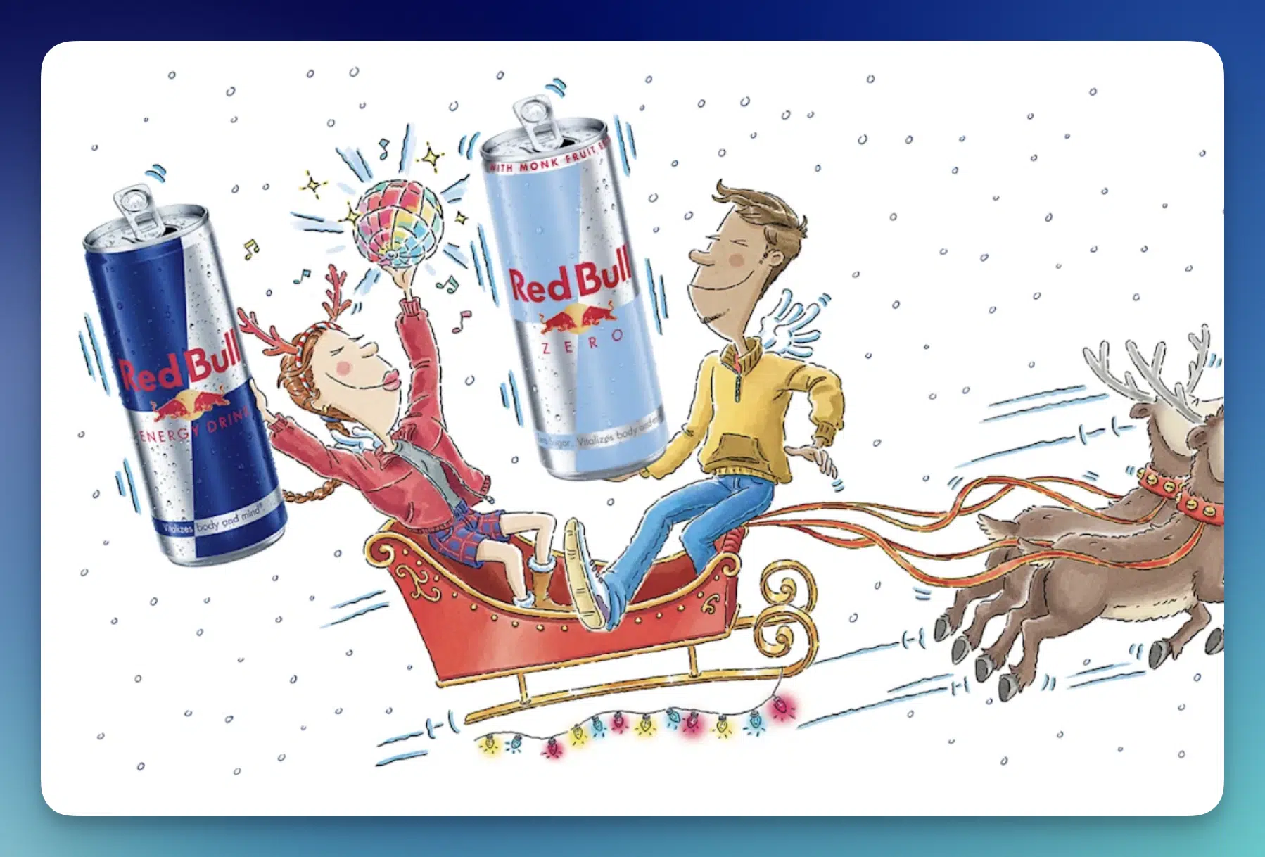 Red Bull — Free Festive Edition Can (October 26)