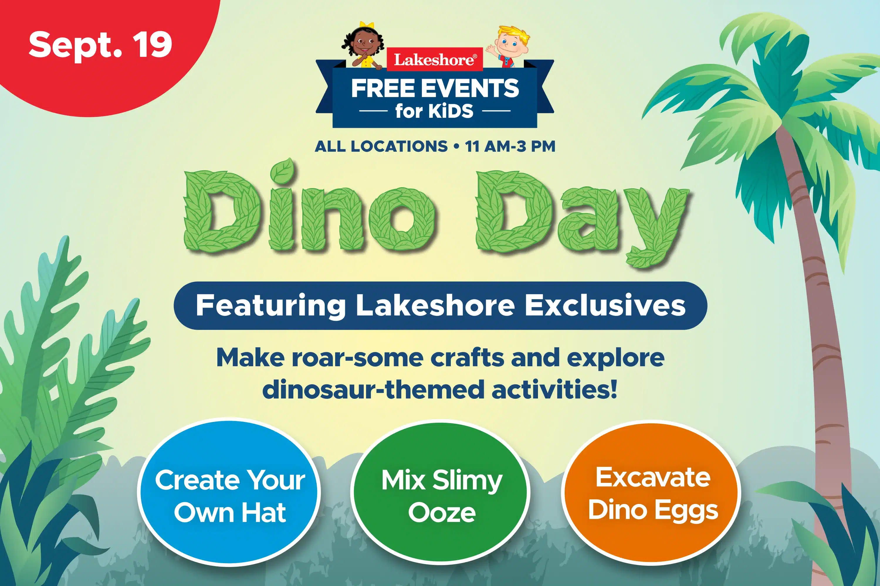 Lakeshore Learning — Free Dino Day Kids Event