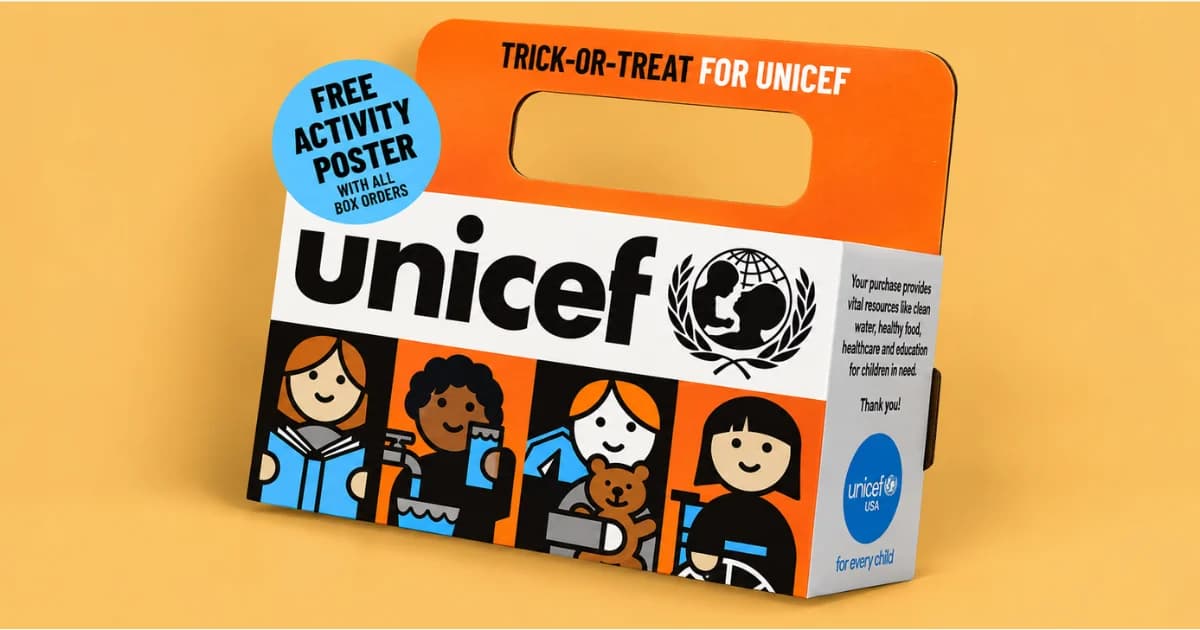 UNICEF — Free Trick-or-Treat Donation Boxes & Poster