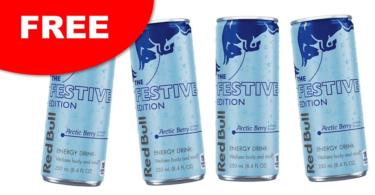 Red Bull — Free Festive Edition Arctic Berry Can