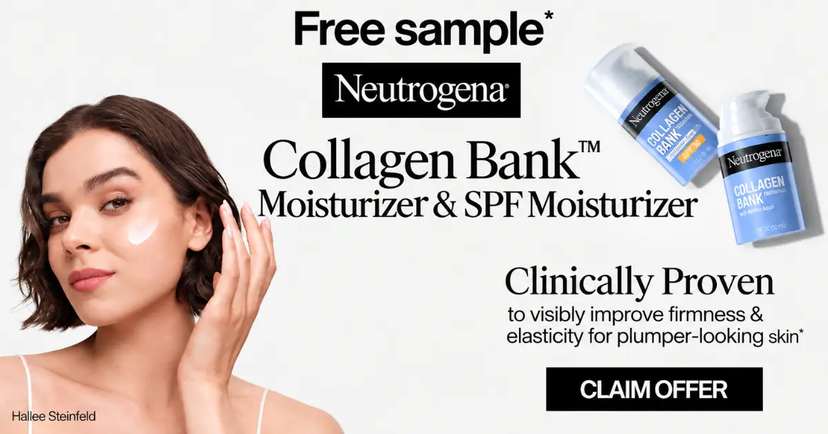 Neutrogena — Free Collagen Bank Moisturizer Samples