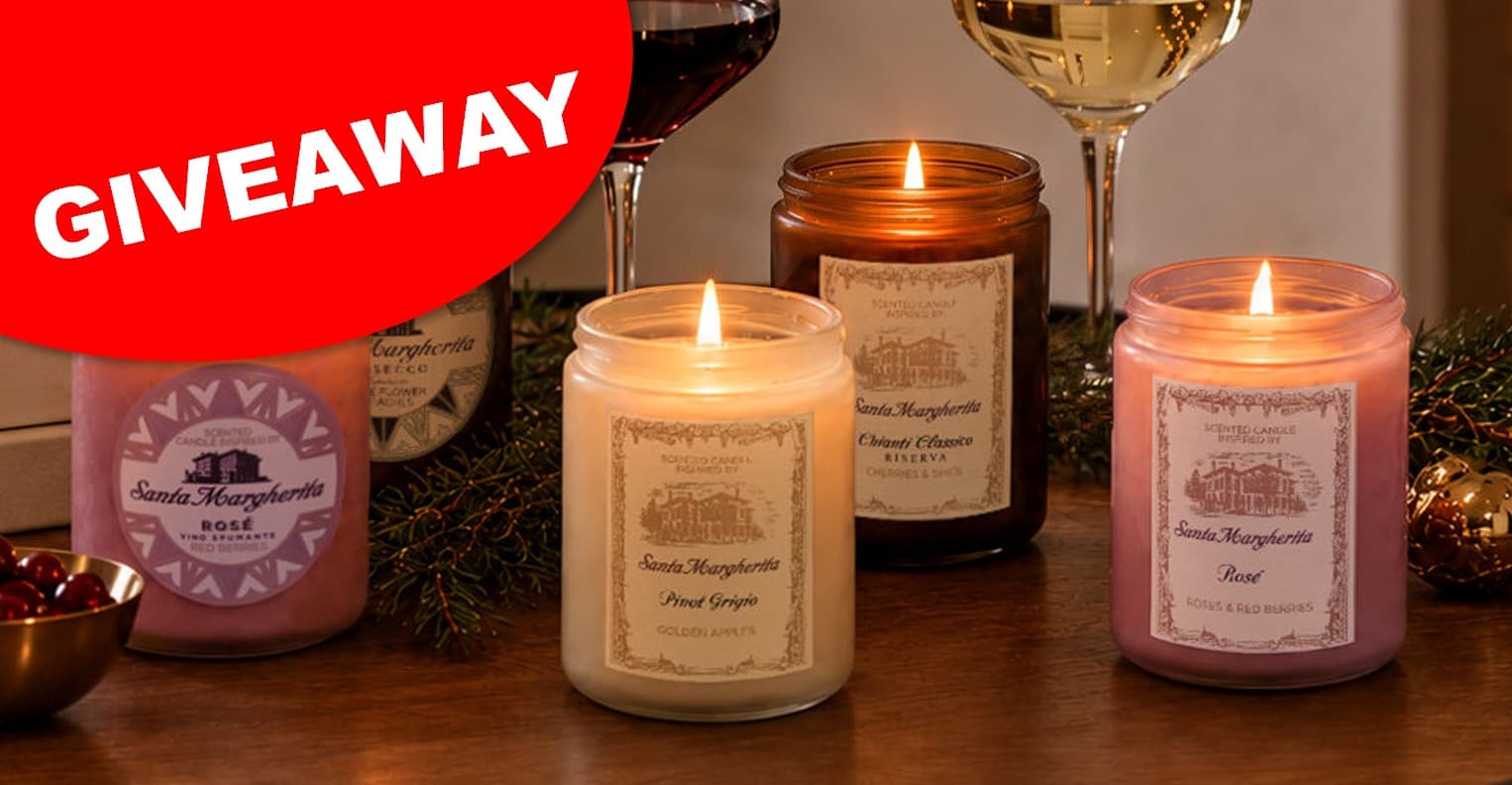 Santa Margherita — Win Set of 5 Scented Candles