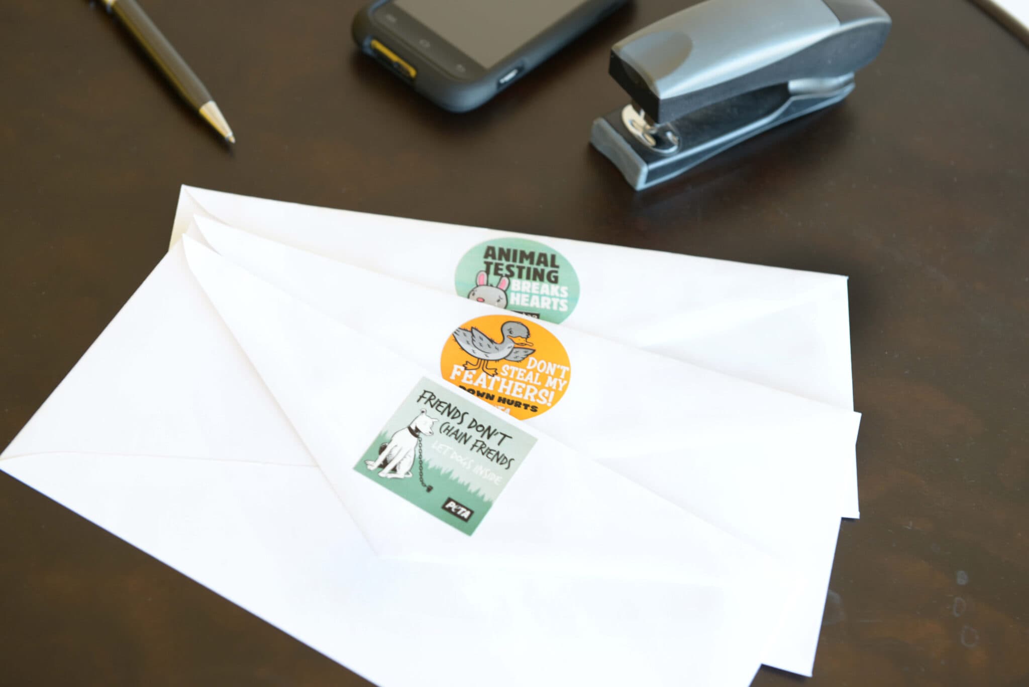 PETA — Free Animal Rights Stickers Sheet