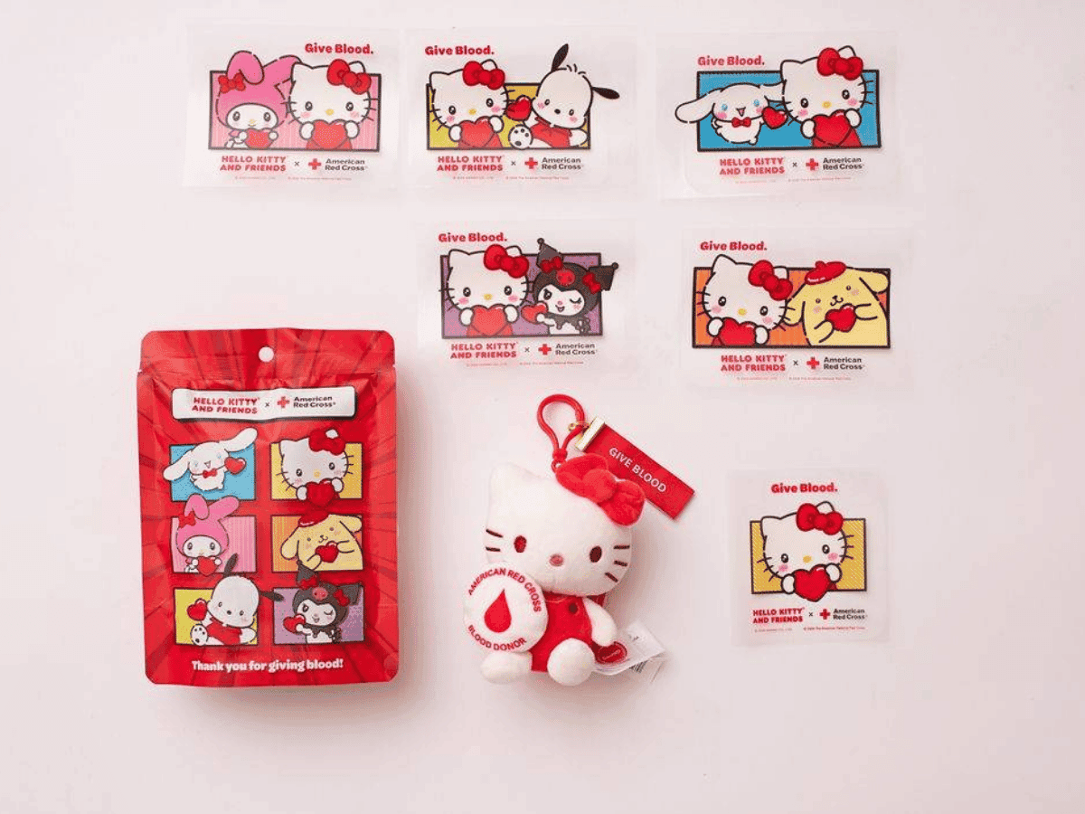 American Red Cross — Free Hello Kitty Pack with Blood Donation