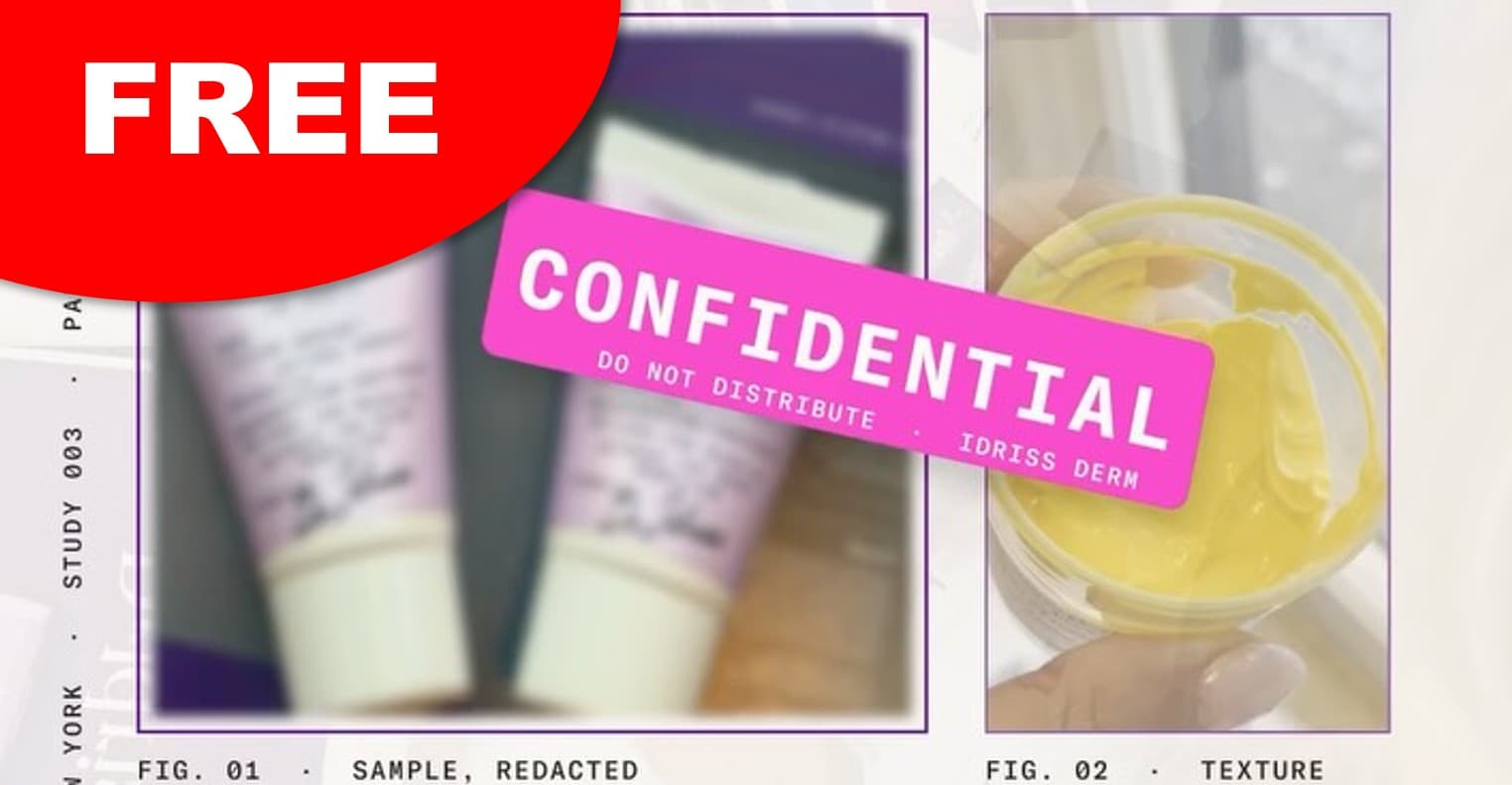 Dr Idriss — Free Skincare Product Sample