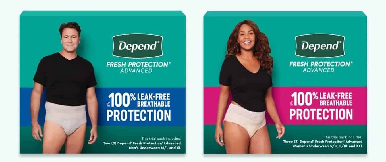 Depend — Free Fresh Protection Advanced Sample Pack