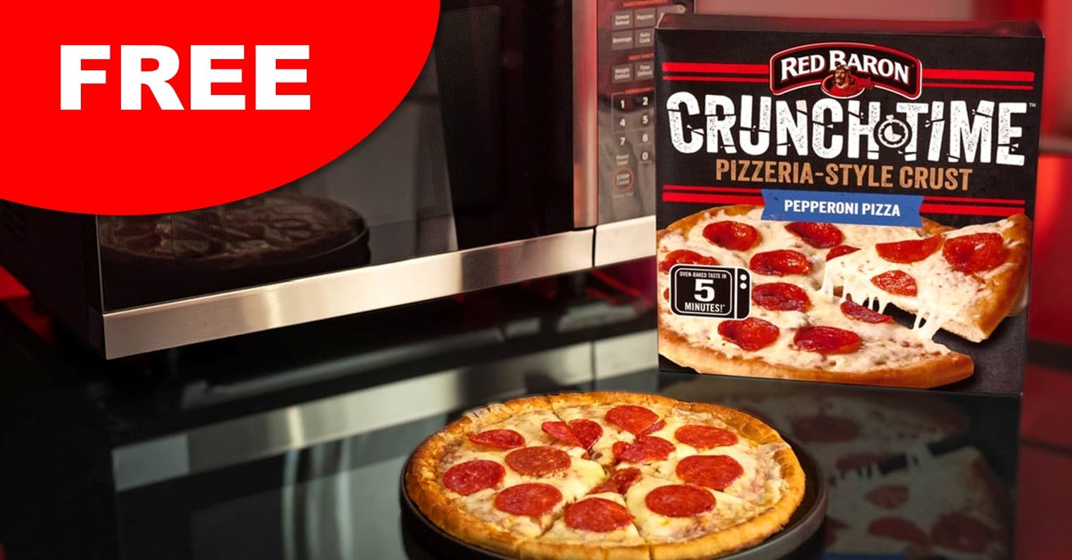 Red Baron — Free Crunchtime Pizza Coupon