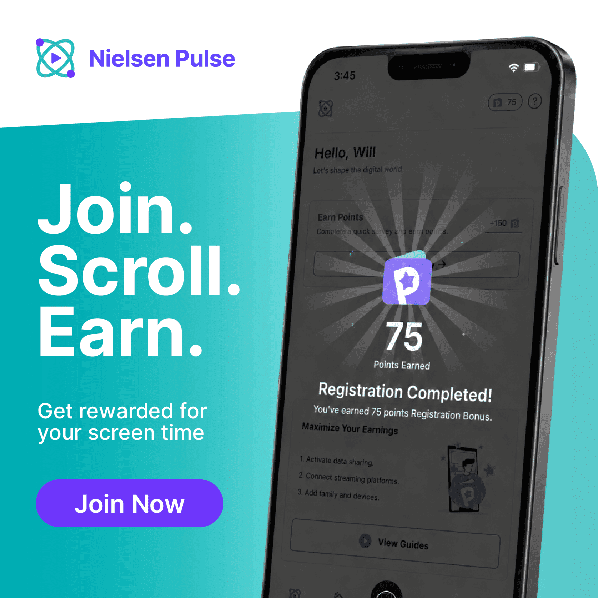 Nielsen Pulse — Earn Rewards for Mobile and TV Tracking