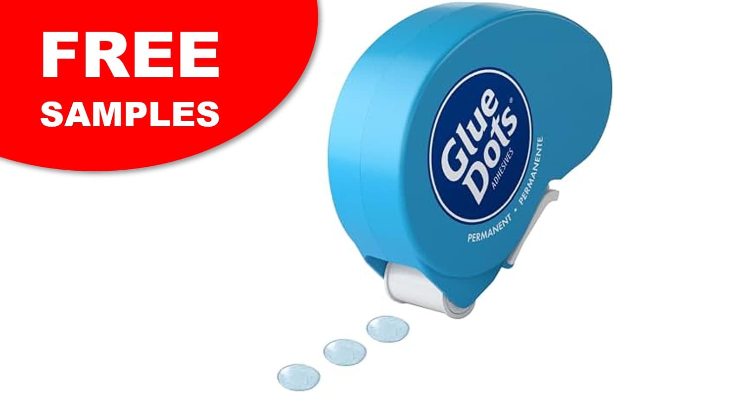 Glue Dots — Free Adhesive Sample Pack