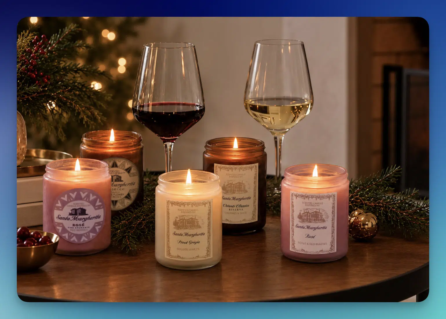 Santa Margherita — Free Holiday Scented Candle Set Sweepstakes