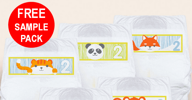 Cuties — Free Baby Diapers Sample Pack
