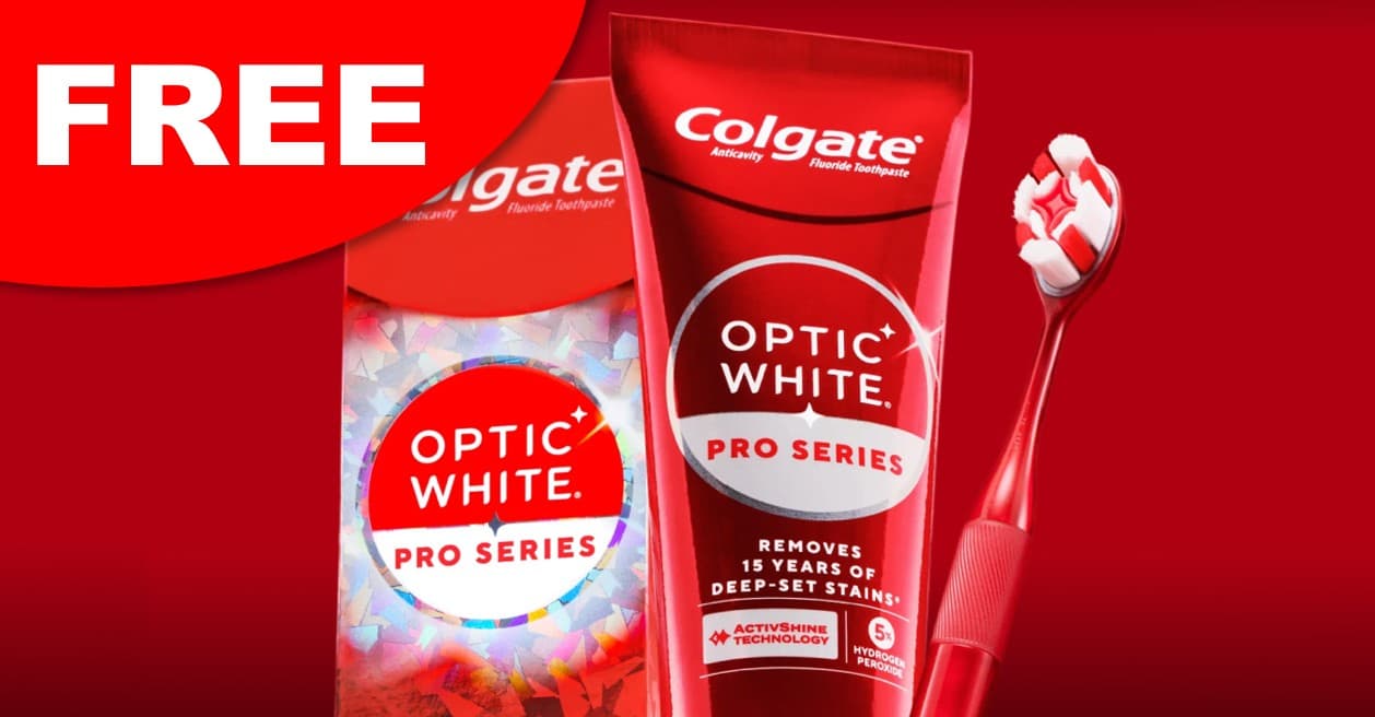 Colgate — Free Toothpaste & Toothbrush Kit
