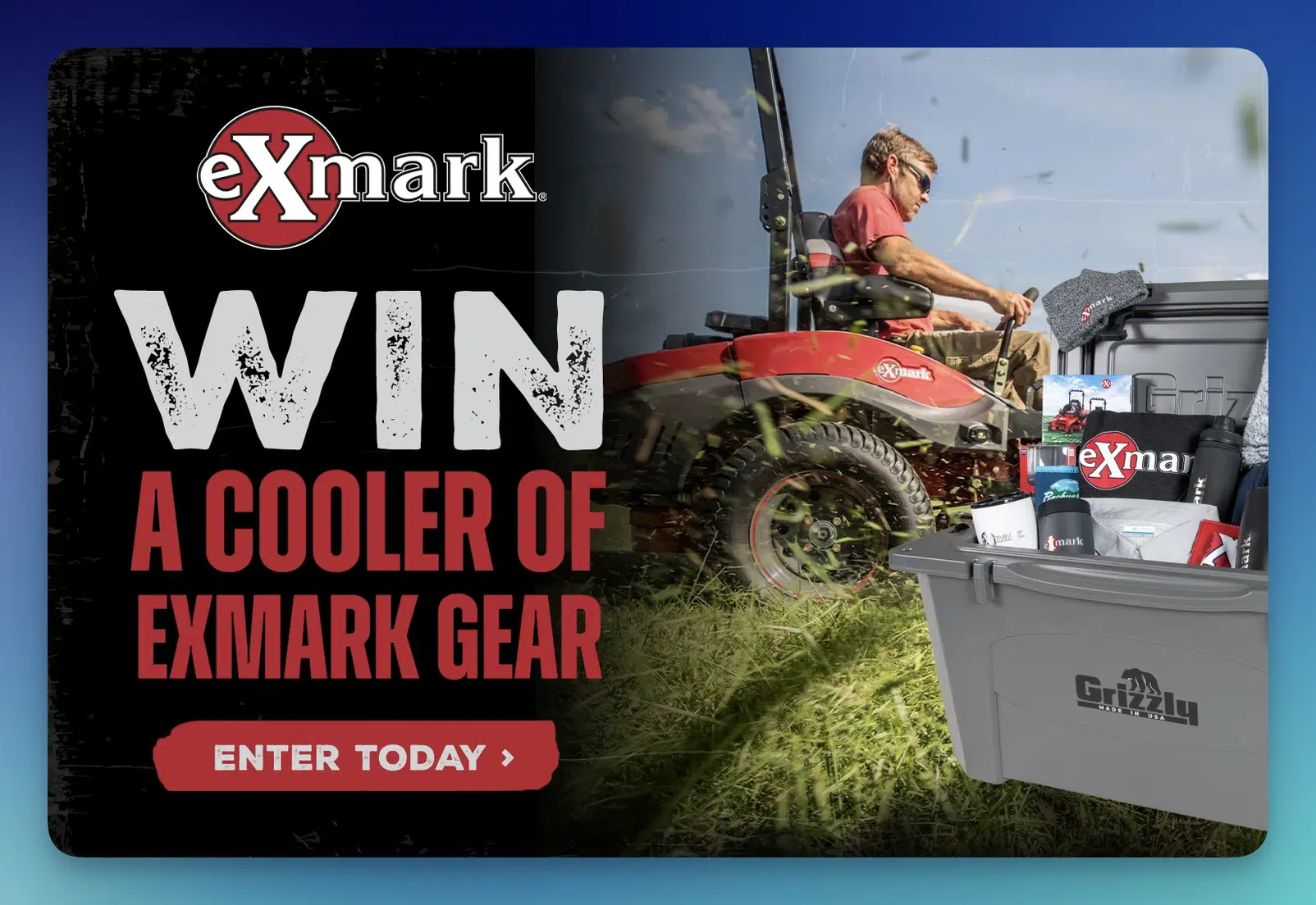 Exmark Cooler Haul Sweepstakes — Win $650+ Gear Bundle