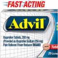 advil fast acting tablets