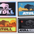 FREE ATOLL Board Company Sticker Pack atoll stickers