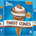 blue bunny twist cones