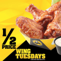 buffalo wild wings half price wings