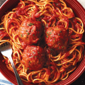 carrabbas spaghetti and meatballs entree