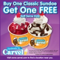 carvel bogo sundae