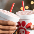 chick fil a peppermint chip milkshake