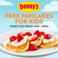 dennys free pancakes for kids