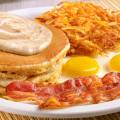 dennys pumpkin cream pancake breakfast