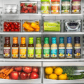 fridge full of food