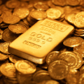 gold bars and coins