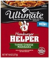hamburger helper three cheese marinara