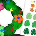 jcpenney tropical wreath