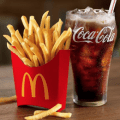mcdonalds fries and drink