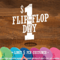 Old Navy: $1 Flip Flops Sale on June 20th old navy flip flops day