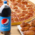 papa johns pizza wings pepsi