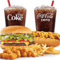sonic cheeseburger hotdog combo