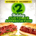 subway customer appreciation month