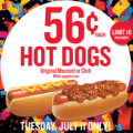 wienerschnitzel hot dogs